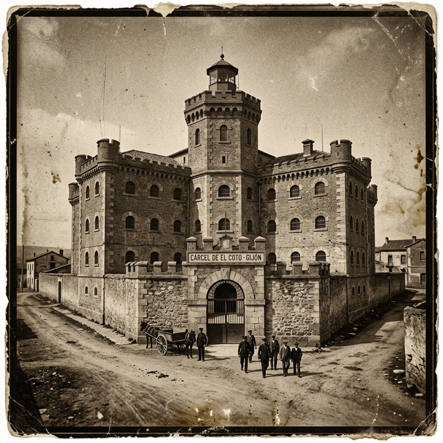 Vista histórica de la Cárcel del Cotu